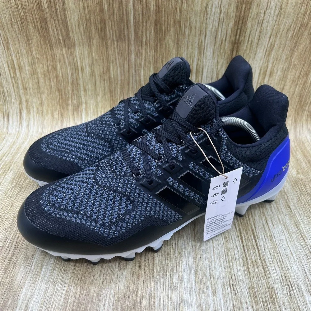 Adidas Ultraboost Football Cleats Men's Size 11.5 Black Blue Primeknit JP7410